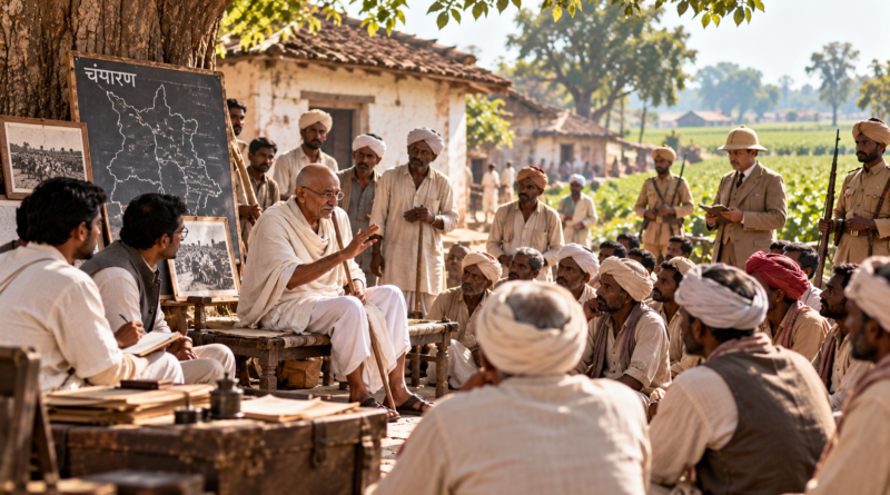 चंपारण सत्याग्रह — बिहार की मिट्टी से उठी वह आवाज, जिसने स्वतंत्रता आंदोलन को नई दिशा दी