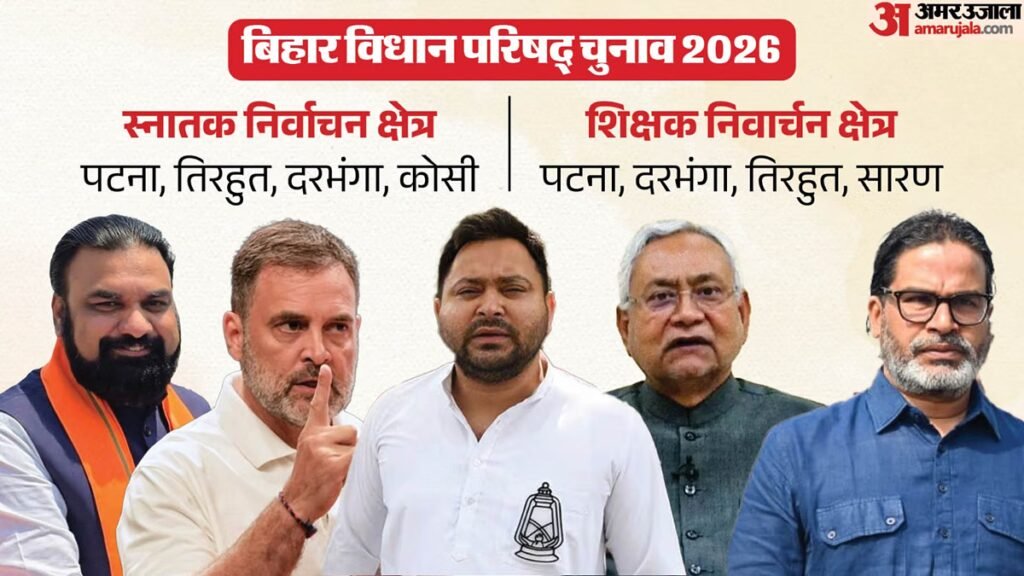 बिहार में चुनाव है:स्नातक-शिक्षक Mlc निर्वाचन में हर जगह भिड़ंत; कहां शत्रु, कहां अपनों से लड़ाई? जानिए सबकुछ – Bihar Mlc Elections 2026: Full Contest On 8 Seats, Rjd, Congress, Bjp, Jdu, Jansuraj, Independent, Patna News