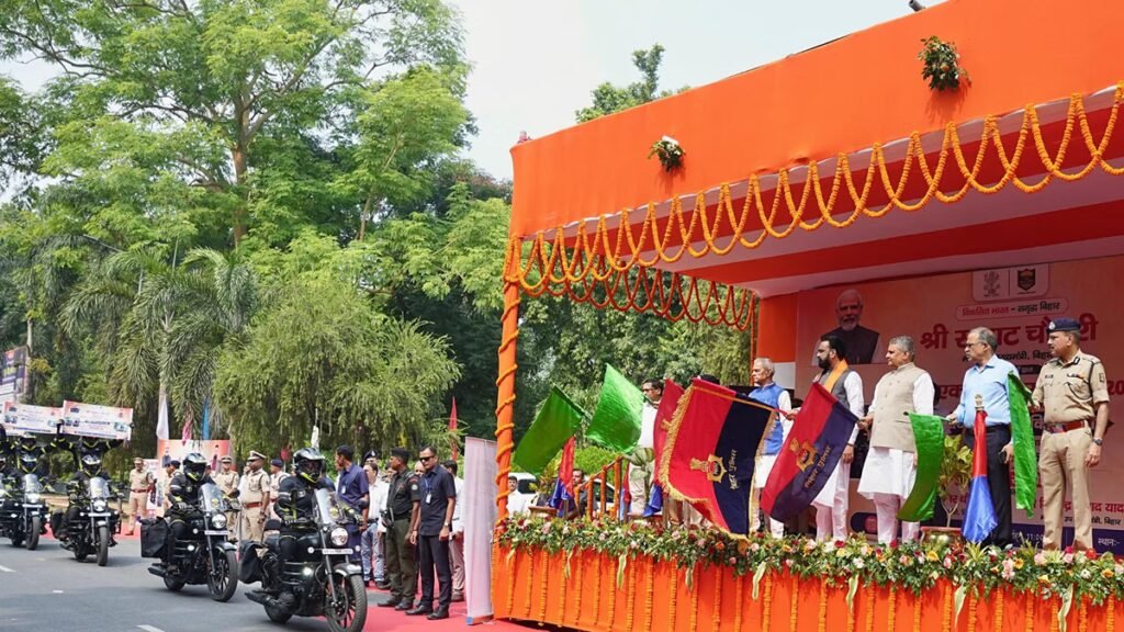 बिहार:सीएम सम्राट चौधरी ने राष्ट्रीय मोटरसाइकिल रैली को दिखाई हरी झंडी, पटना से गुजरात तक जाएगा बिहार का दल – Bihar: Cm Samrat Chaudhary Flags Off National Motorcycle Rally Contingent To Travel From Patna To Gujarat